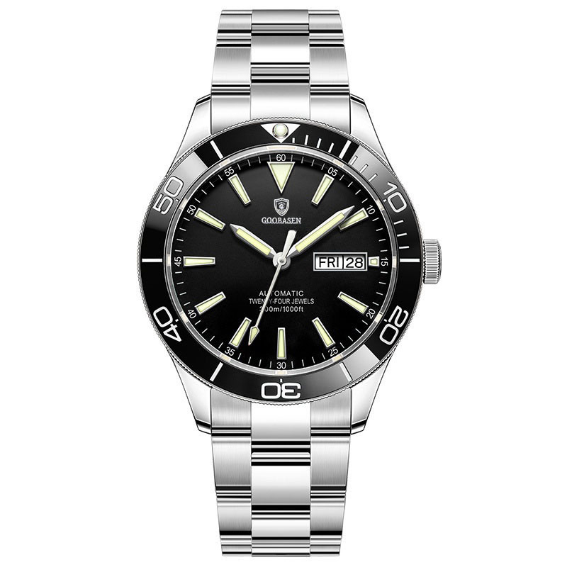 Gubersoni rohelise vee kummituskalender õõnes meeste käekell läbi põhja imitatsiooniga mehaaniline kell väliskaubandus väriseb, elab terve põlvkonna juukseid