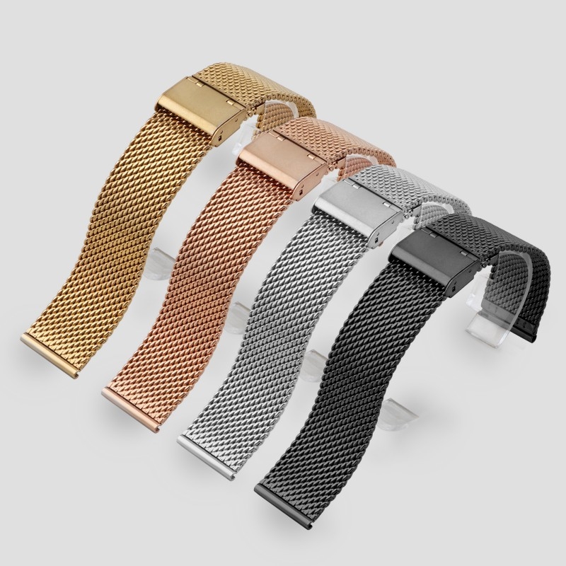 Бързо освобождаваща се каишка от неръждаема стомана с дебела тел 1.0, подходяща за Huawei Gt3/4, Samsung S 3m, каишка за часовник Lanxess