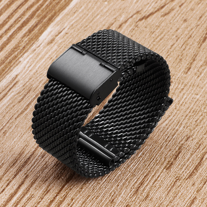 Бързо освобождаваща се каишка от неръждаема стомана с дебела тел 1.0, подходяща за Huawei Gt3/4, Samsung S 3m, каишка за часовник Lanxess