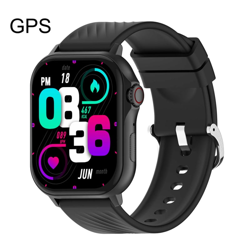 G08 okosóra GPS pozicionálás AMOLED nagyméretű képernyős multifunkciós sport-egészségügyi Bluetooth híváskarkötő