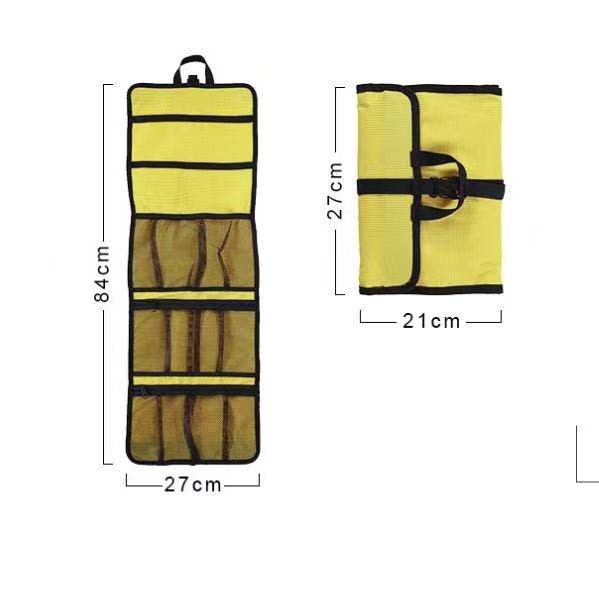 Tarpvalstybinis karšto pardavimo lauko alpinizmo stovyklavimo laipiojimo virvių laikymo krepšys, vandeniui atsparus daugiafunkcis kablių priedų įrankių krepšys