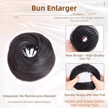 Linnupesa pallipea parukas naistele uus kõrge ja madala lipsuga juhuslik sissetõmmatav juuksepael kohev parukas juuksekott tootja hulgimüük