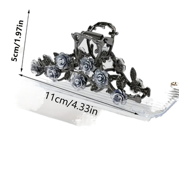 2024. aasta uus udusinise kameeliaga haaratsiklamber, kõrge tundega temperamendiga juuksehaarats, suur haikalaga peakatete hulgimüük