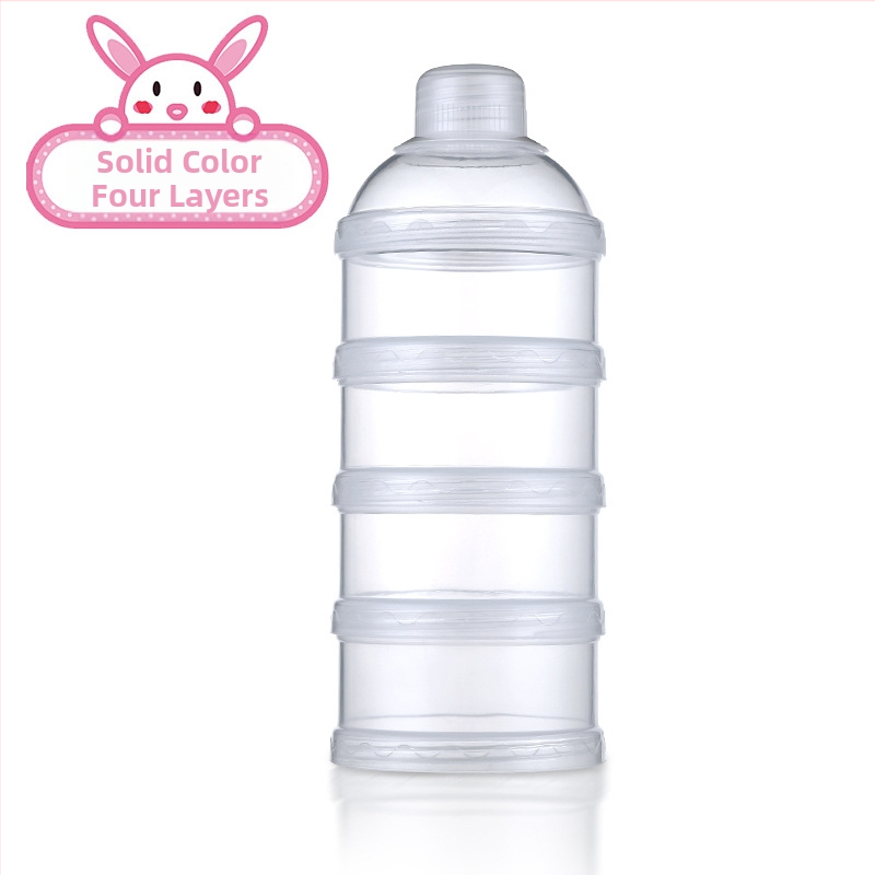 Кутия за мляко на прах за новородено, хранителен клас, PP прах, многократна употреба, кутия за съхранение на мляко на прах с голям капацитет, преносима, запечатана