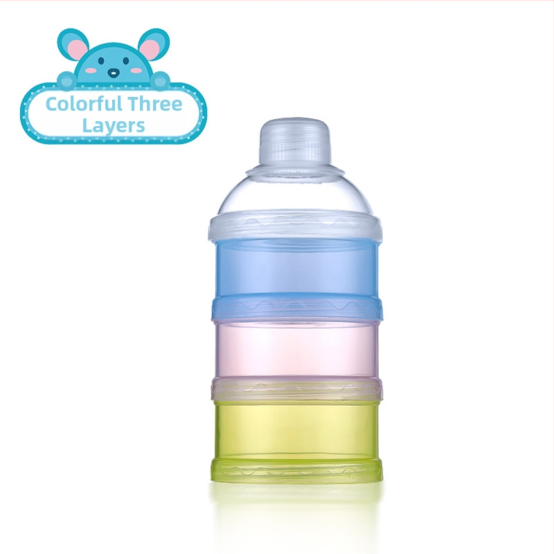 Naujagimio pieno miltelių dėžutė maistinės kokybės PP milteliai daugkartinio naudojimo pieno miltelių laikymo dėžutė didelė talpa nešiojama išeinanti sandari