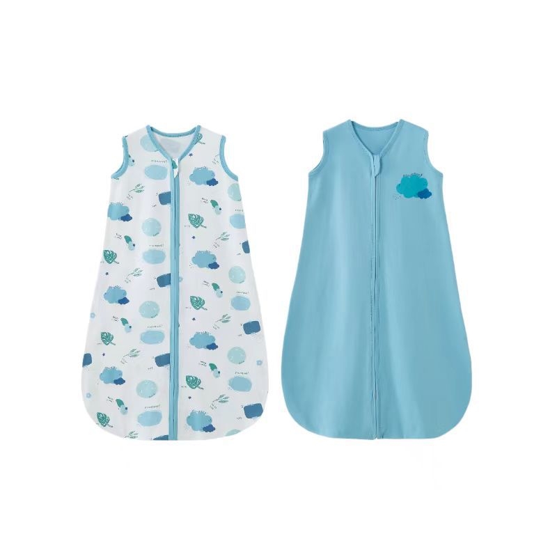 Piiriülene vest suvine vastsündinu mähkimiskott ühes tükis, löögi- ja ehmatusvastane puhas puuvillane A-klassi beebimagamiskott