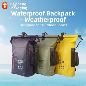 Σακίδιο πλάτης PVC για διασυνοριακές μετακινήσεις, αδιάβροχη τσάντα για υπαίθριες δραστηριότητες, ορειβασία, κάμπινγκ, τσάντα ταξιδιού για άνδρες, σακίδιο πλάτης υπολογιστή για φοιτητές