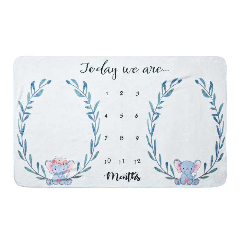 Kaksikute verstapostide fotograafiatekk, flanelltekk raamiga, beebifototekk, beebi kasvu mälestustekk