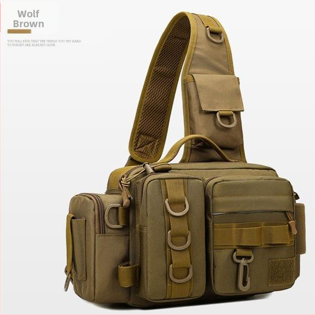 Naujas tarpvalstybinis masalų krepšys, daugiafunkcis didelės talpos žvejybos krepšys, vyriškas krūtinės krepšys, krepšys per petį, žvejybos įrangos krepšys, lauko kuprinė vyrams