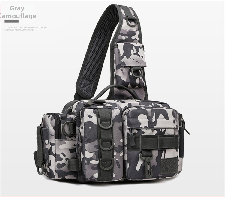 Naujas tarpvalstybinis masalų krepšys, daugiafunkcis didelės talpos žvejybos krepšys, vyriškas krūtinės krepšys, krepšys per petį, žvejybos įrangos krepšys, lauko kuprinė vyrams