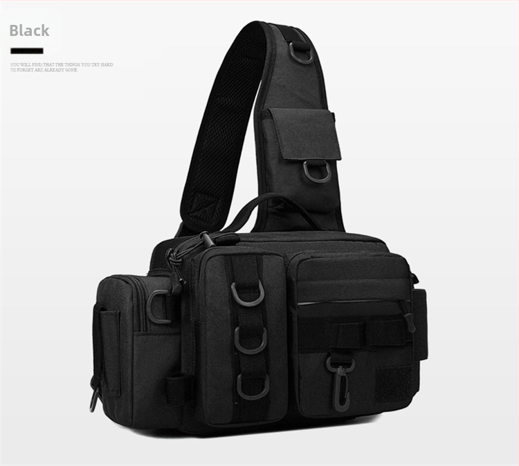 Naujas tarpvalstybinis masalų krepšys, daugiafunkcis didelės talpos žvejybos krepšys, vyriškas krūtinės krepšys, krepšys per petį, žvejybos įrangos krepšys, lauko kuprinė vyrams