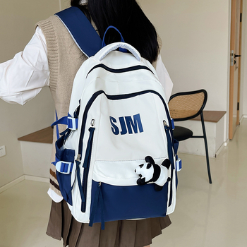 Σακίδιο πλάτης για άνδρες, μοντέρνα σχολική τσάντα, ελαφρύ, με φερμουάρ, για μαθητές γυμνασίου και λυκείου. Σακίδιο πλάτης με σχέδιο για άνδρες και γυναίκες.