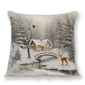 „Amazon Cross-Border“ kalėdinių pagalvių užvalkalas „Wish Export“ didmeninė prekyba svetainės ir miegamojo sofos pagalvių užvalkalas „Walmart“