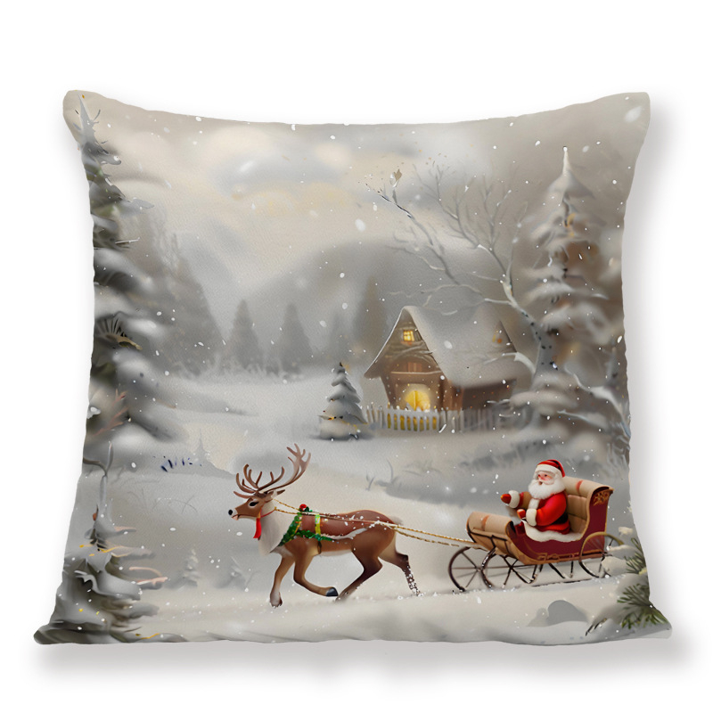 „Amazon Cross-Border“ kalėdinių pagalvių užvalkalas „Wish Export“ didmeninė prekyba svetainės ir miegamojo sofos pagalvių užvalkalas „Walmart“