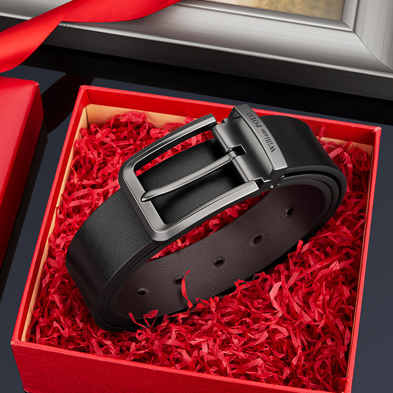 King Pauli meeste ehtsast nahast pandlaga puhtast lehmanahast Korea stiilis universaalne vöö noortele mõeldud uued äripüksid