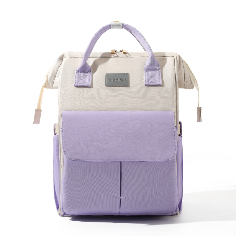 Nagy anyuka táska határokon átnyúló új nagy kapacitású hordozható hátizsák babakellékek tárolására, felakasztható a babakocsi anya-baba táskájára