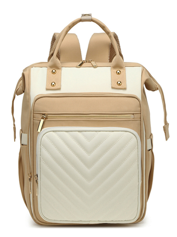 Határokon átnyúló nagy kapacitású anyukatáska, új stílusú anyuka hátizsák baba sétáltatáshoz, többfunkciós tároló anya- és babahátizsák