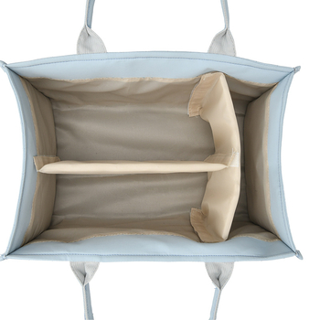 Τσάντα μούμιας πολλαπλών διαμερισμάτων, τσάντα αποθήκευσης πάνες μωρού, πολυλειτουργική, πτυσσόμενη τσάντα Tote για πάνες μπιμπερό