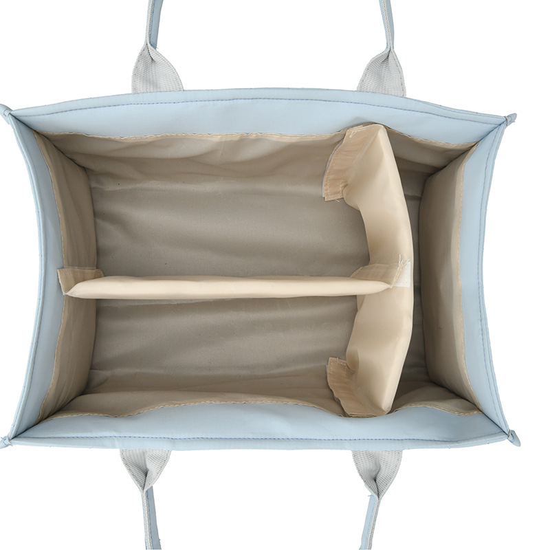 Mitme sektsiooniga emmekott, beebimähkme hoiukott, piiriülene multifunktsionaalne kokkupandav beebipudeli mähkmekott