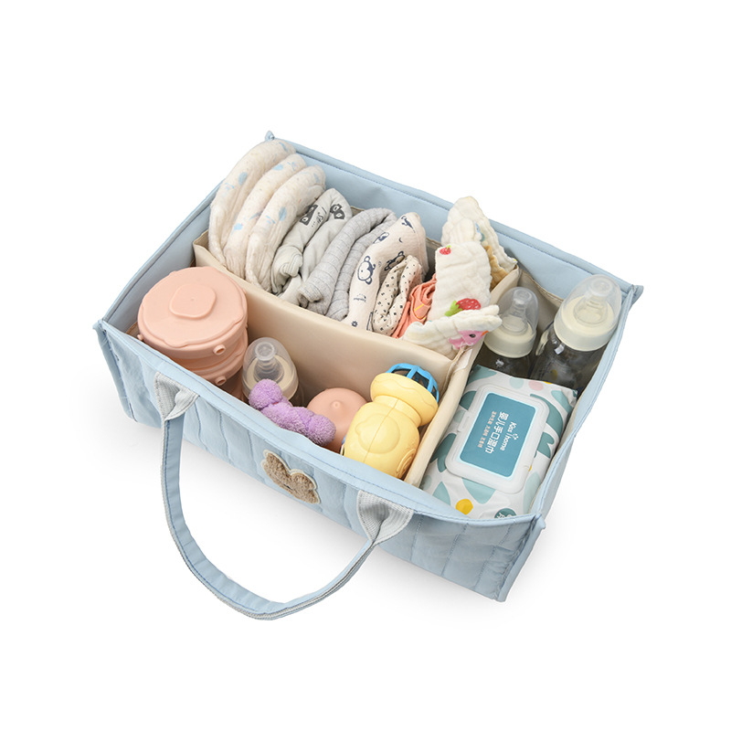 Mitme sektsiooniga emmekott, beebimähkme hoiukott, piiriülene multifunktsionaalne kokkupandav beebipudeli mähkmekott