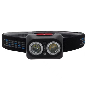 Επαγωγικός φακός κεφαλής με δυνατό φως, εξαιρετικά φωτεινός, μακράς διαρκείας φακός κεφαλής με μπαταρία λιθίου για ψάρεμα, εξερεύνηση σε εξωτερικούς χώρους, λάμπα εξόρυξης, φακό