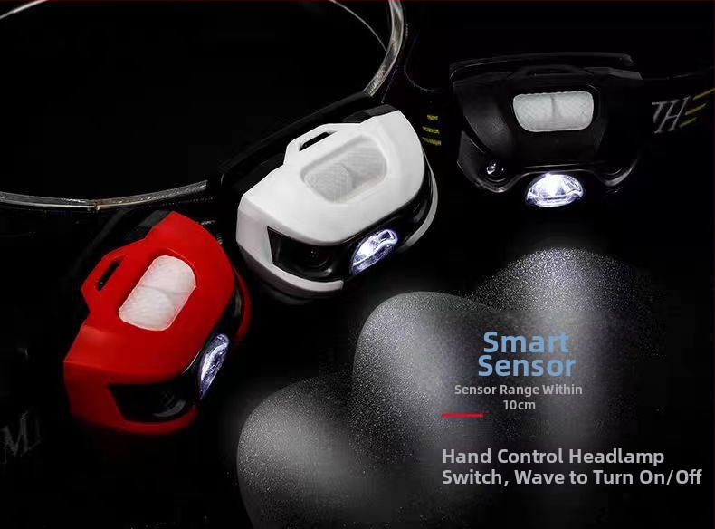 Tugeva valgusega induktsioonpealamp, üliere pea külge kinnitatav, kauakestev liitiumakuga pealamp kalapüügiks, õues uurimiseks, kaevanduslamp, taskulamp