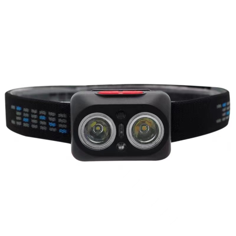 Tugeva valgusega induktsioonpealamp, üliere pea külge kinnitatav, kauakestev liitiumakuga pealamp kalapüügiks, õues uurimiseks, kaevanduslamp, taskulamp