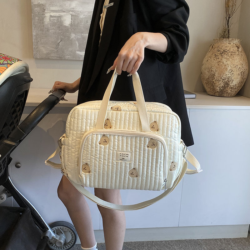 Moodne emmekott, mitmeotstarbeline hoiukott, suure mahutavusega piima hoiukott, kulumiskindel käru riputatav kott, vaba aja ema ja beebi kott