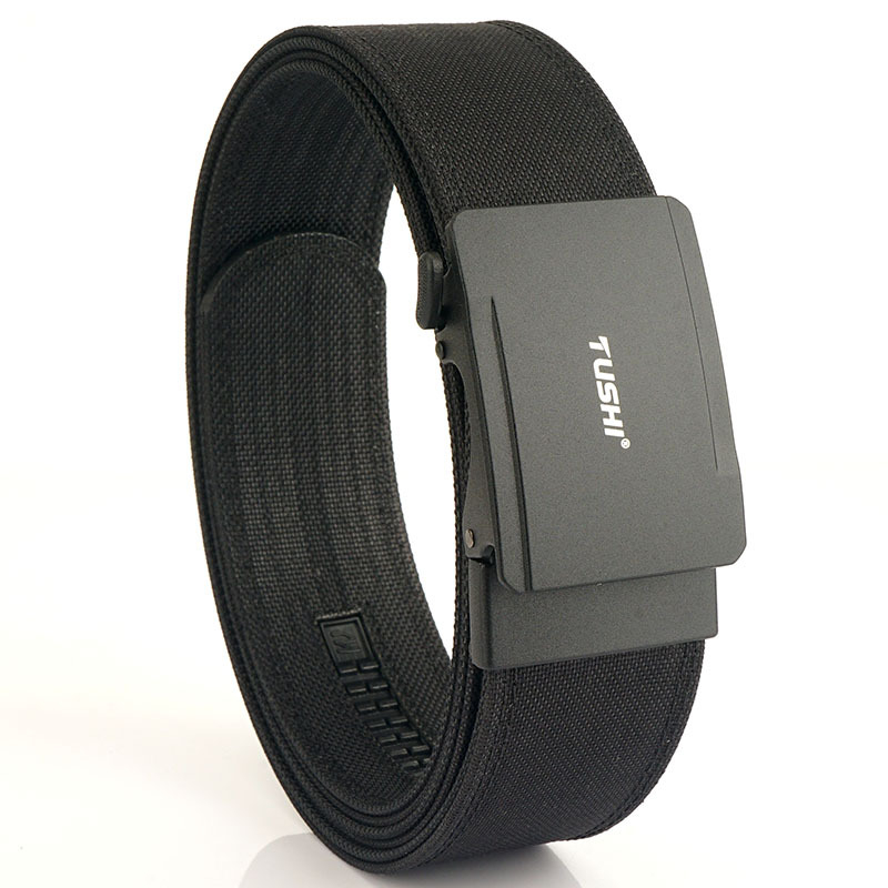 4.3 paksune rippuv püstoliga kahekihiline nailonist riidest vöö mitmekülgne vabaaja õuepükste vöö taktikaline automaatne pandlaga meeste vöö