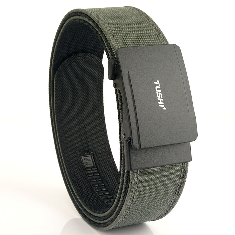 4.3 paksune rippuv püstoliga kahekihiline nailonist riidest vöö mitmekülgne vabaaja õuepükste vöö taktikaline automaatne pandlaga meeste vöö