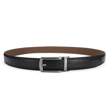 Meeste automaatse pandlaga vöö meeste nahast sinine hall 3,5 cm vabaaja äri meeste pükste vöö väliskaubanduse kuum müük
