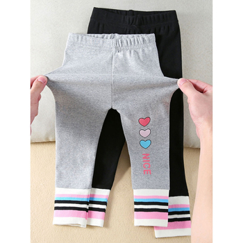 Tüdrukute sügis- ja talveretuusid, uued lääne stiilis laste ülerõivaste püksid, väikese ja keskmise suurusega laste fliisvoodriga paksendatud trendikad püksid