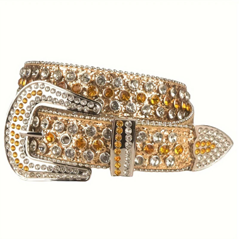 Piiriülene punk-tüdrukute rhinestones vöö koos moeka teemantidega kaunistatud meeste klaasist teemantidega kaunistatud vööga