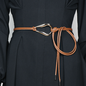 Vöökoha aksessuaarid naiste vöökoht õhuke vöö dekoratiivne kleit seelikuga kampsun mustvalge pikk vöö vöötihend