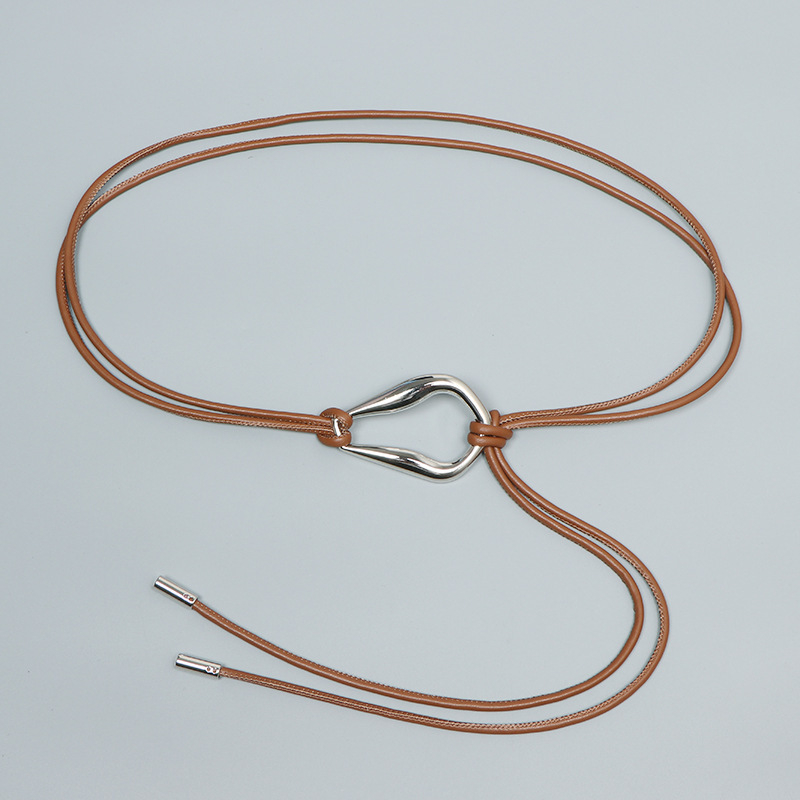 Vöökoha aksessuaarid naiste vöökoht õhuke vöö dekoratiivne kleit seelikuga kampsun mustvalge pikk vöö vöötihend