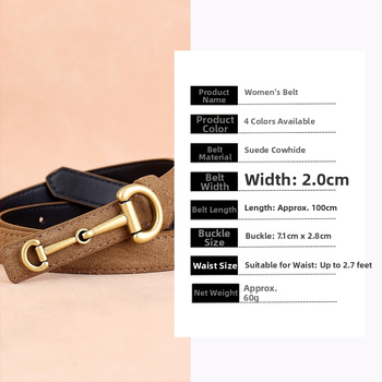 2024. aasta uus nahkvöö, lihtne vabaaja lehma sametist õhuke vöö, hobuserauakujulise pandlaga Jokeri vöö tehase laos