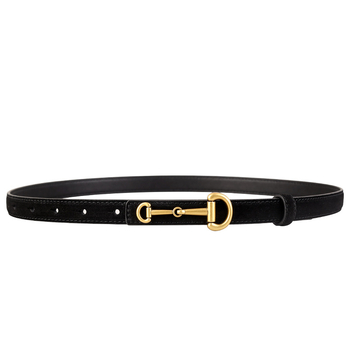 2024. aasta uus nahkvöö, lihtne vabaaja lehma sametist õhuke vöö, hobuserauakujulise pandlaga Jokeri vöö tehase laos