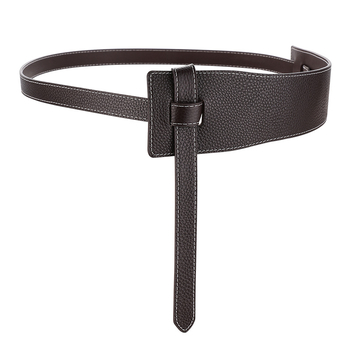 Pealmise kihi loomanahast naiste vöö litši mustriga dekoratiivne mantel, loomanahast vöökate must ehtsast nahast lai vöö naistele