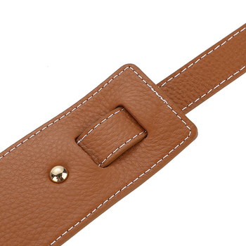 Pealmise kihi loomanahast naiste vöö litši mustriga dekoratiivne mantel, loomanahast vöökate must ehtsast nahast lai vöö naistele