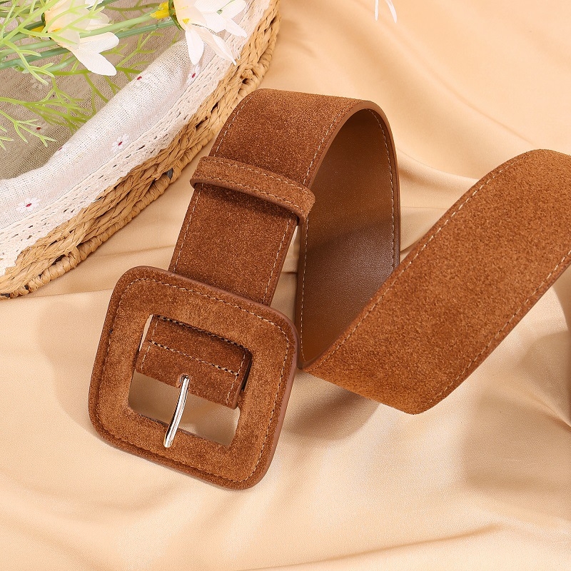 Sügis-talvine sametist loomanahast vöökoht, naiste vöö, vintage-stiilis dekoratiivne mantelülikond, ehtsast nahast lai vöö, naiste vöö