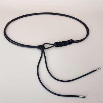 Naiste õhukesest nahast köiest vööahel ja seelikuga kampsun, must, Joker, Hiina pikk väike vöö, hulgimüük