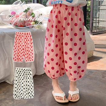 Αντικουνουπικά παντελόνια για κορίτσια Καλοκαίρι 2024 Νέα άφιξη Δυτικού στυλ Κοριτσιών Baby Internet Celebrity Καλοκαίρι Παιδικά ρούχα Καλοκαιρινά παντελόνια