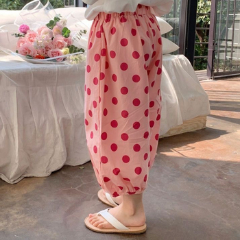 Αντικουνουπικά παντελόνια για κορίτσια Καλοκαίρι 2024 Νέα άφιξη Δυτικού στυλ Κοριτσιών Baby Internet Celebrity Καλοκαίρι Παιδικά ρούχα Καλοκαιρινά παντελόνια