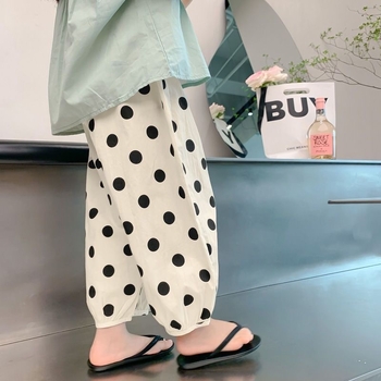 Αντικουνουπικά παντελόνια για κορίτσια Καλοκαίρι 2024 Νέα άφιξη Δυτικού στυλ Κοριτσιών Baby Internet Celebrity Καλοκαίρι Παιδικά ρούχα Καλοκαιρινά παντελόνια