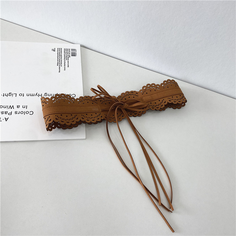 ins Style Naiste vöökoht rauast rõngas lai vöö vöö vööpael vöösüsteem keha vormimine mood ülerõivaste aksessuaarid särk kleit dekoratiivne vöö