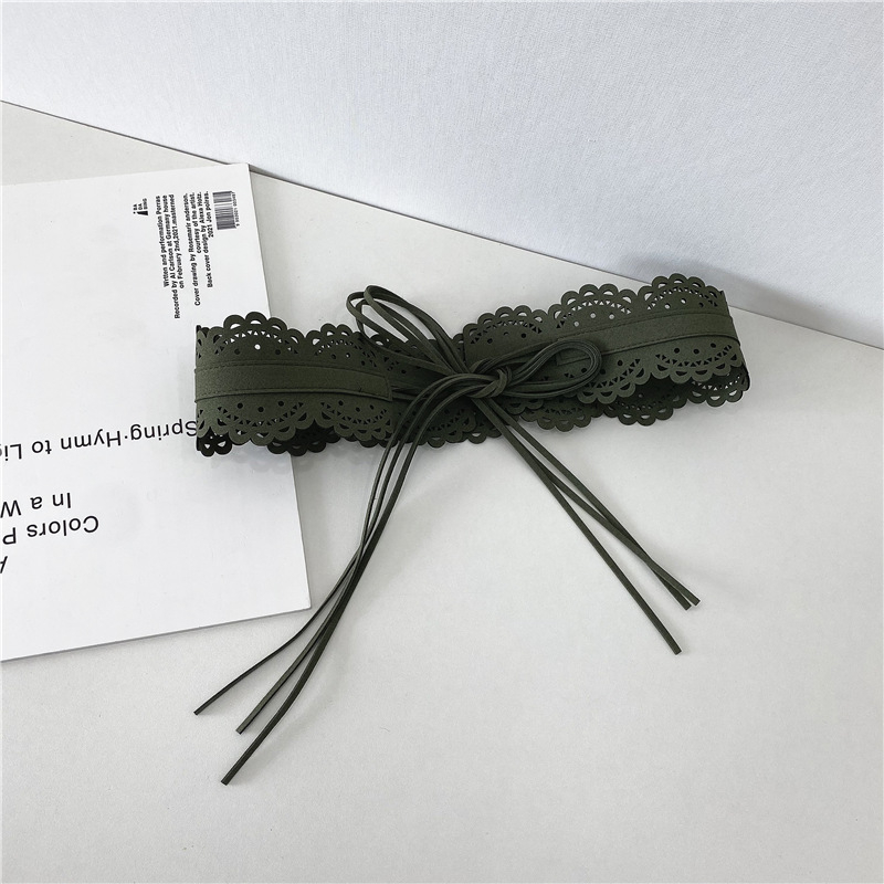 ins Style Naiste vöökoht rauast rõngas lai vöö vöö vööpael vöösüsteem keha vormimine mood ülerõivaste aksessuaarid särk kleit dekoratiivne vöö