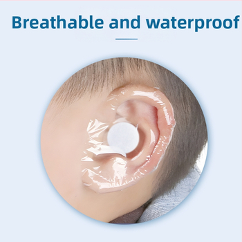 Medicininiai vandeniui atsparūs ausų pleistrai vaikams, naujagimiams, maudynėms, suaugusiesiems, vidurinės ausies skylutei, apsaugantiems nuo vandens, ausų kamšteliai
