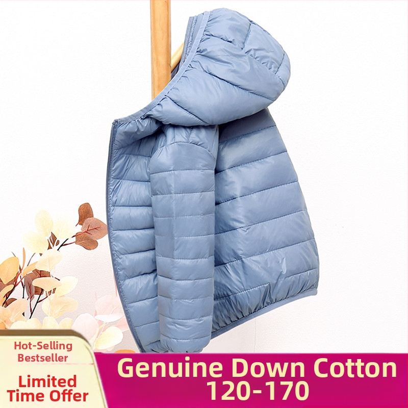 Nova zimska dječja jakna s pamučnom podstavom u jednoj boji iz 2024., lagana i tanka jakna s pamučnom podstavom za dječake i djevojčice, studentska jakna s pamučnom podstavom, velika dječja jakna