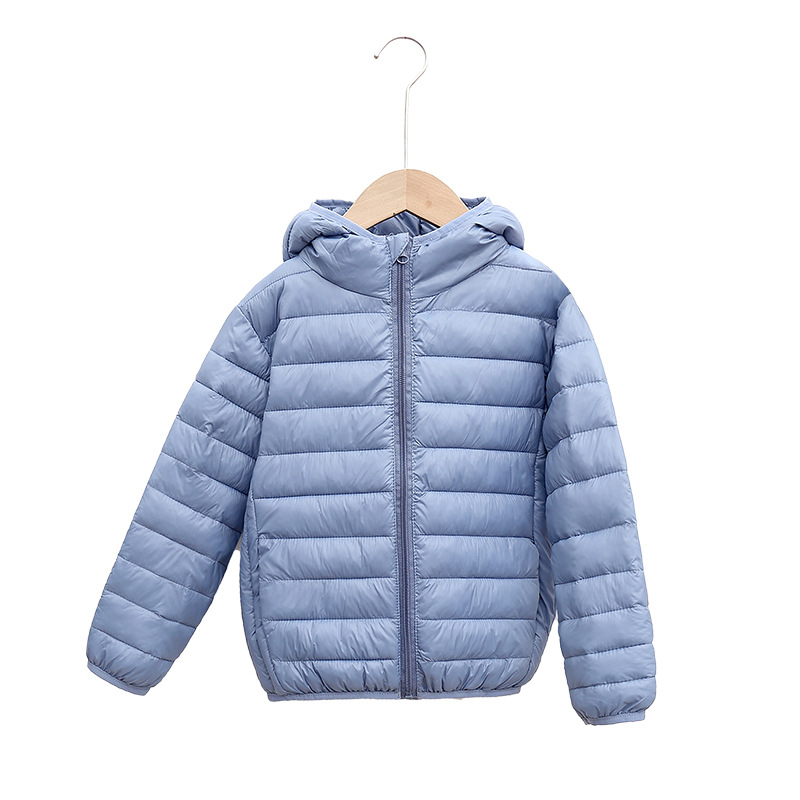 Nova zimska dječja jakna s pamučnom podstavom u jednoj boji iz 2024., lagana i tanka jakna s pamučnom podstavom za dječake i djevojčice, studentska jakna s pamučnom podstavom, velika dječja jakna