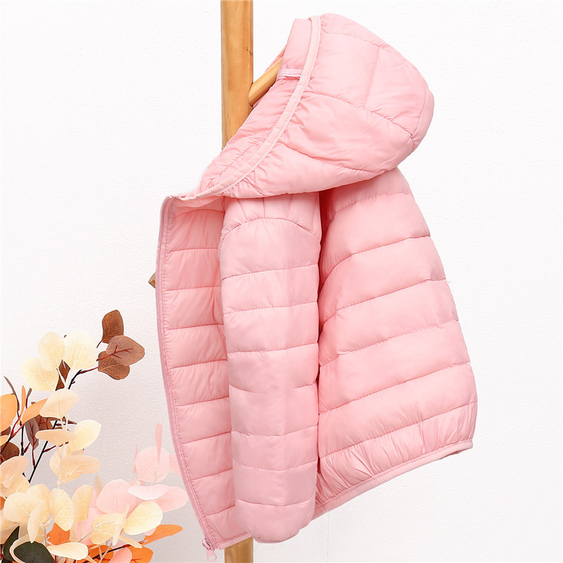 Nova zimska dječja jakna s pamučnom podstavom u jednoj boji iz 2024., lagana i tanka jakna s pamučnom podstavom za dječake i djevojčice, studentska jakna s pamučnom podstavom, velika dječja jakna